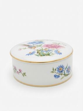Spode "Oriental Bird" Fine Bone China Lidded Trinket Box Made in England F1429-E